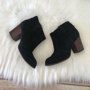 Splendid Suede Leather Ankle Booties Shoes 7 1/2